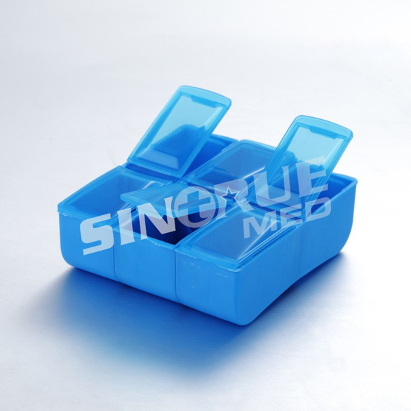 6 Case Plastic Pill Box