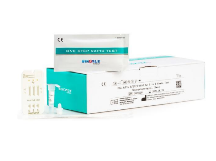 Flu A/Flu B/2019-nCoV Ag 3 in 1 Combo Test